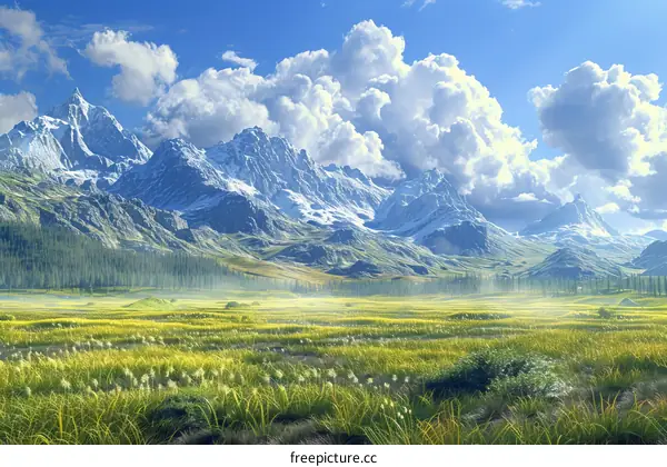 Fantasy Rolling Hills and Forests