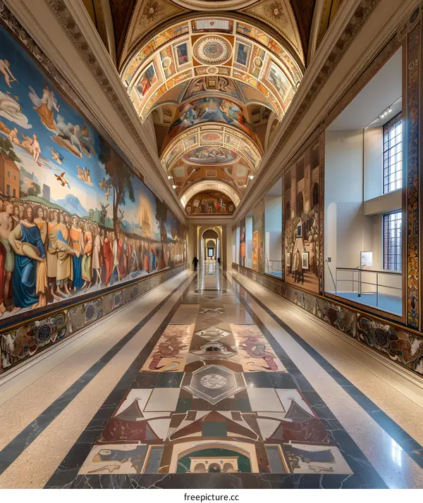 The Hall of Tapestries in the Metropolitan Museum of Art