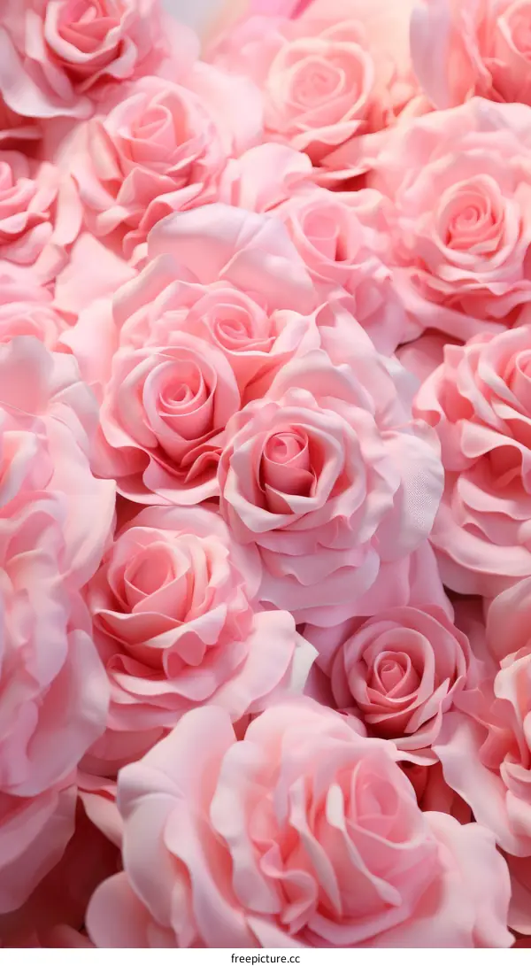 Pink Rose Flower Background
