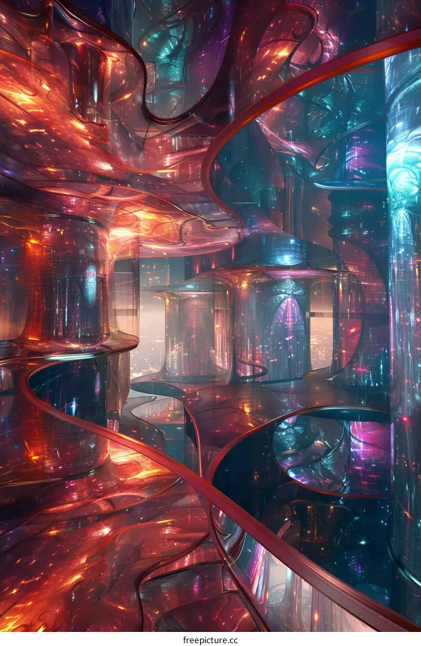 Futuristic Alien Cityscape