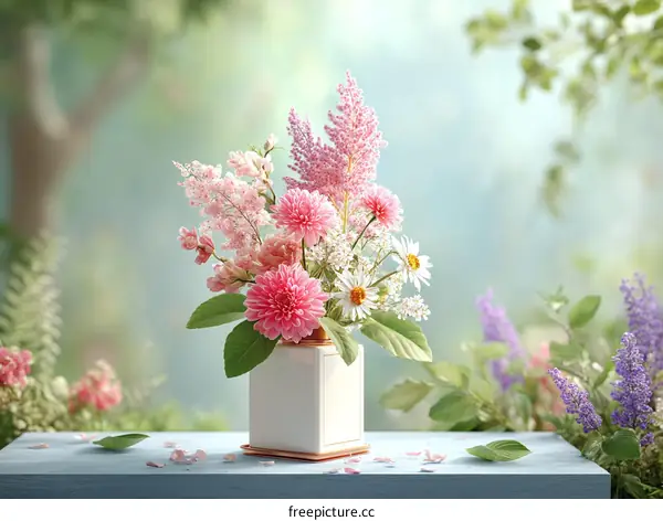 Beautiful Floral Arrangement in a Vase