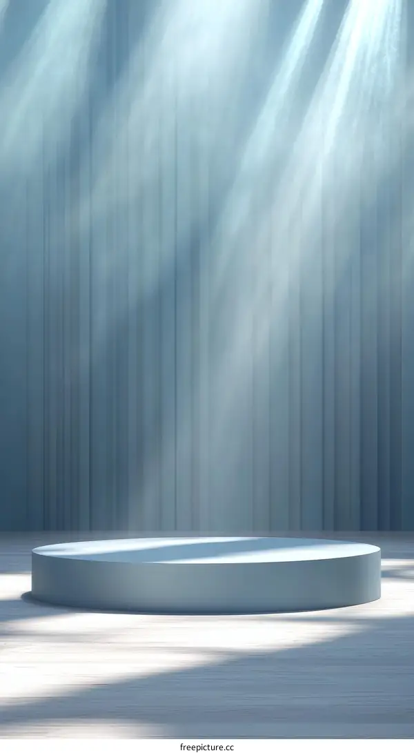 Light and Shadow Minimalist Product Display