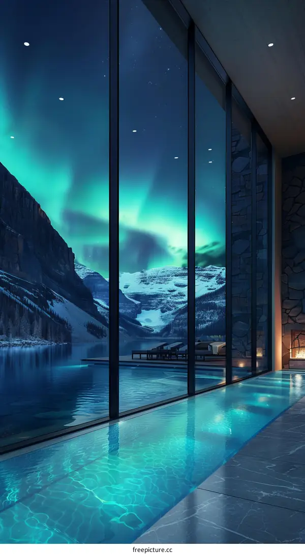 Luxury Mountain Retreat with Stunning Lake and Aurora Borealis Views