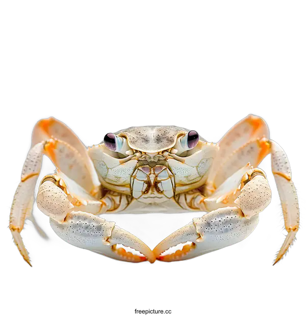 [Transparent Background PNG]Crab on white background