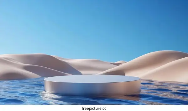 Desert Scene Product Display Platform