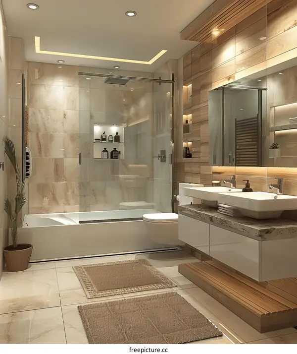 Modern Contemporary Bathroom Design Interior