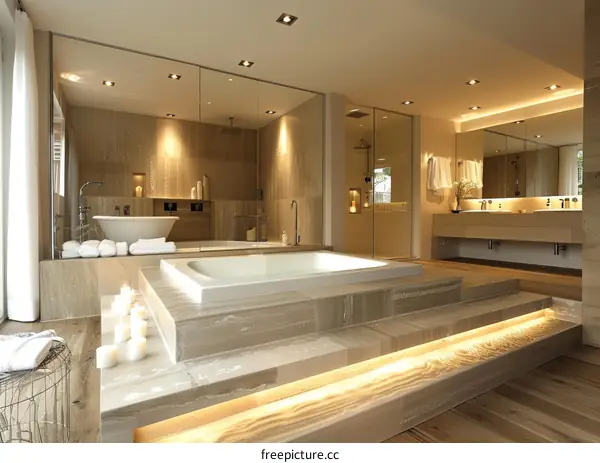 Modern Luxury Spa Bathroom Design