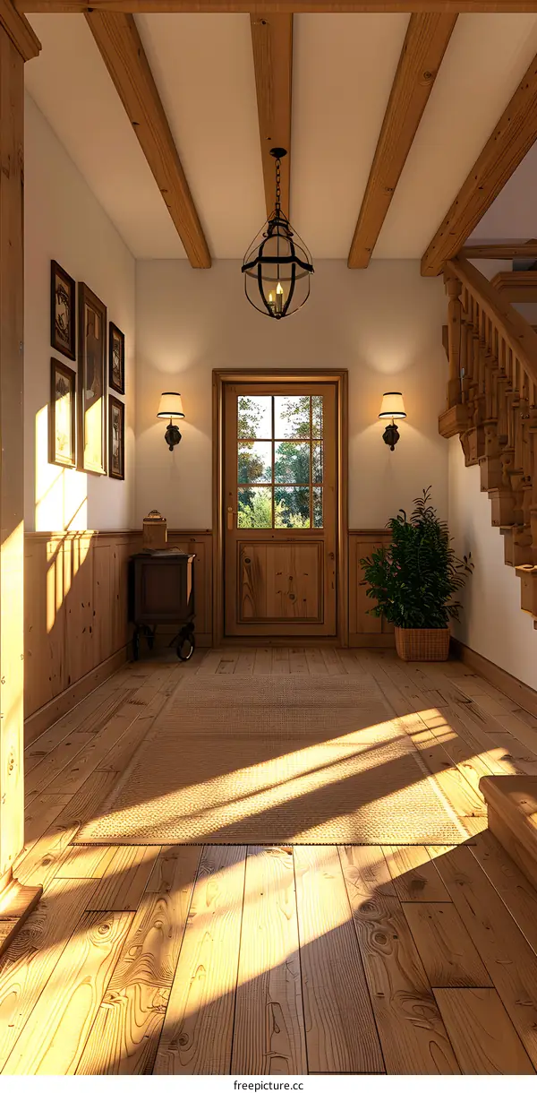 Inviting Rustic Entryway