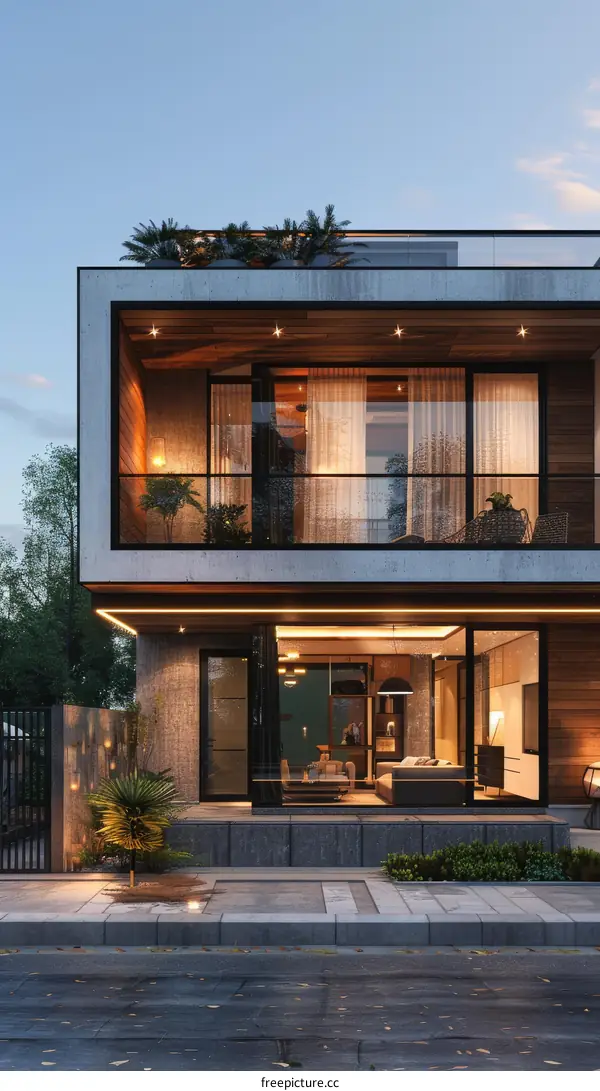 Modern Concrete House Exterior Design