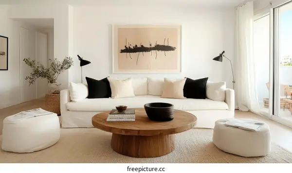 Modern Minimalist Living Room Interior Design