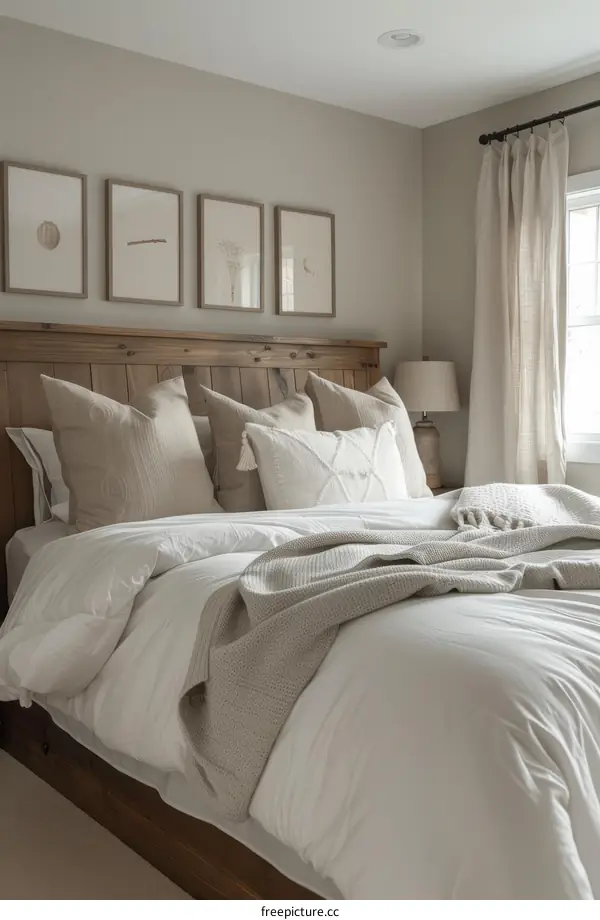 Cozy Modern Farmhouse Master Bedroom