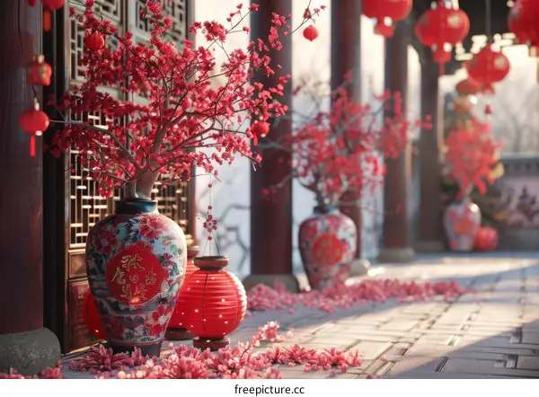 Chinese New Year Decoration Illustration