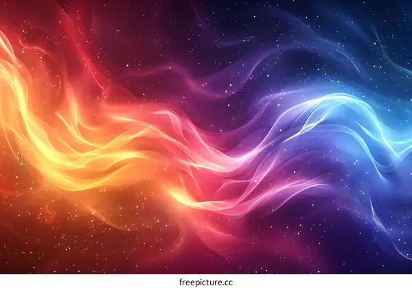 Wavy Multicolor Gradient Backdrop