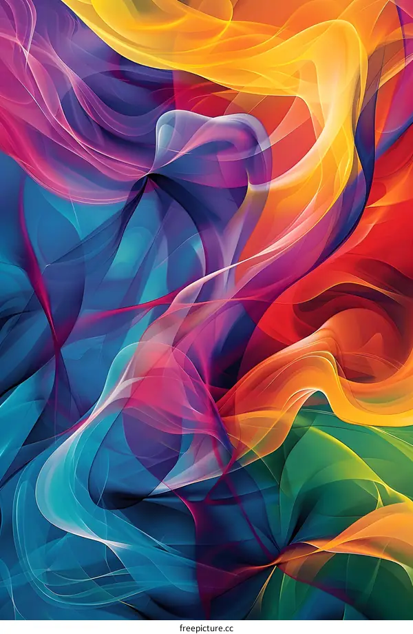 Colorful abstract painting