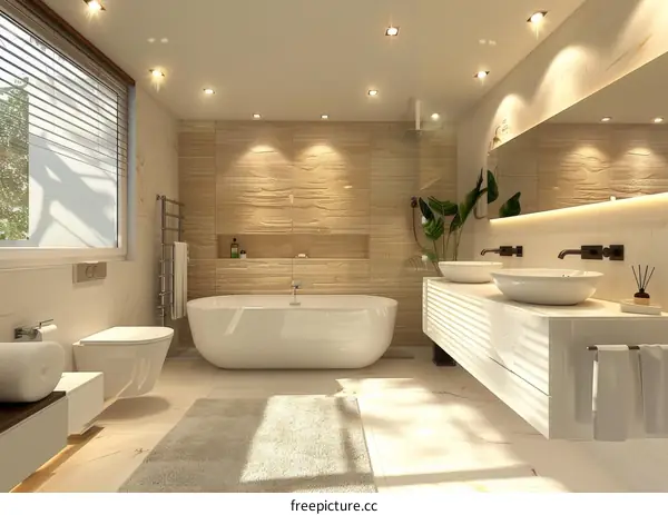 Modern Stylish Bathroom Interior Design