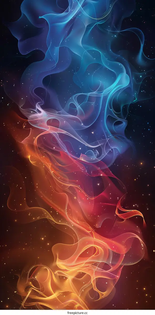 Flame Nebula: A Cosmic Firestorm