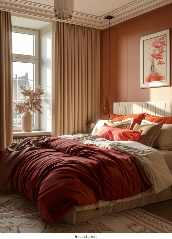 Warm and Cozy Bedroom Interior Design