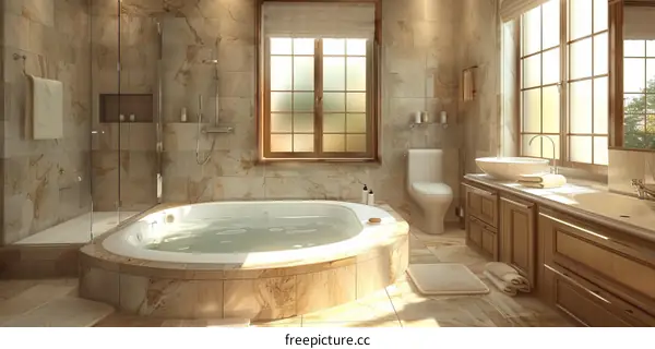 Luxury Vintage Bathroom Interior Design