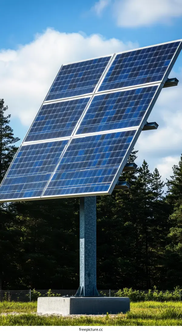 Solar Panel System Outdoor Installation