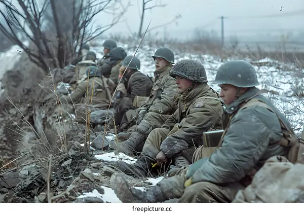 American soldiers in the Korean War