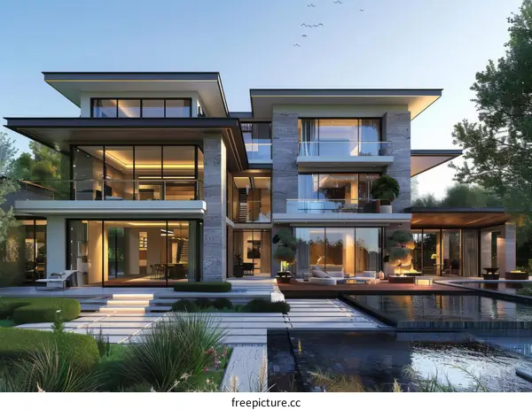 Modern Luxurious House Exterior Design