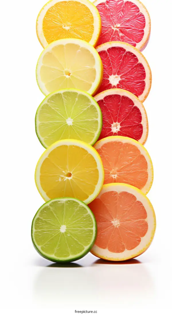 Citrus Fruits: Lemon, Lime, Orange, Grapefruit