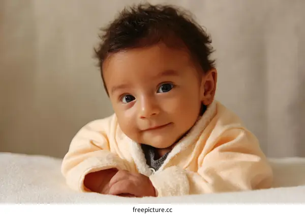 Adorable Baby Girl Portrait