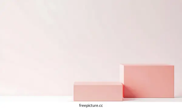 Pink Minimalist Product Display