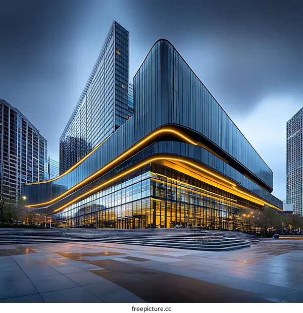 Modern Architecture Commercial Building Exterior