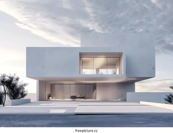 Minimalist Concrete House Exterior Design