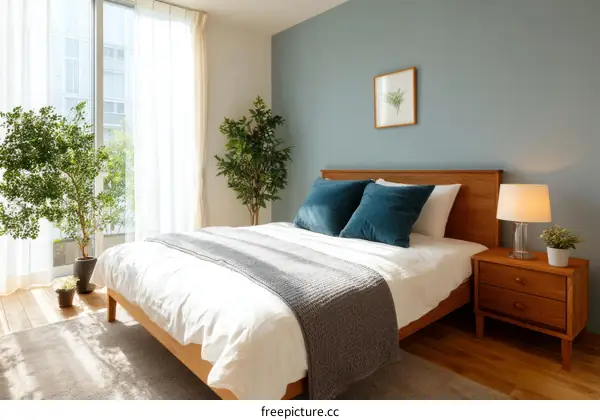 Modern Bedroom Interior Design with Natural Light
