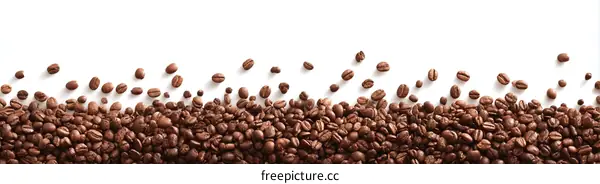 Roasted Coffee Beans Background Image