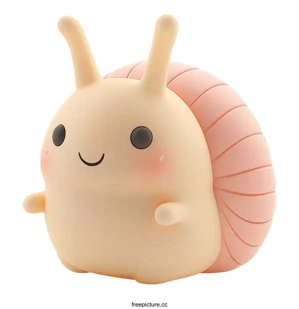 [Transparent Background PNG]Cute Cartoon Snail Illustration