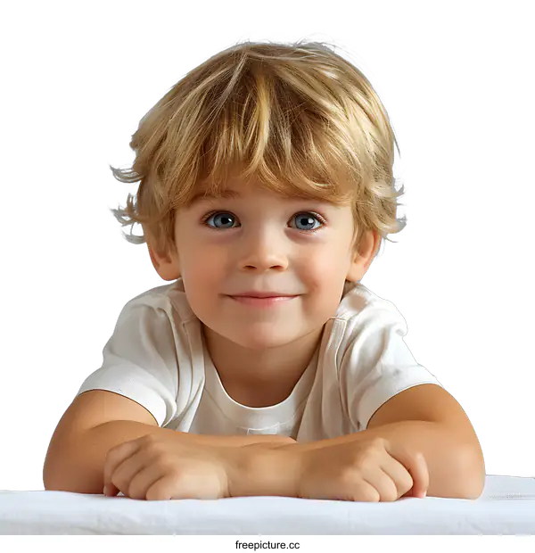 [Transparent Background PNG]Portrait of a happy smiling child