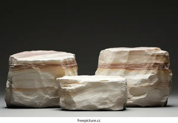 Natural Stone Display Platform Design