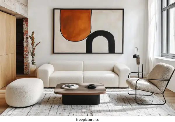 Modern Cozy Living Room Interior Design