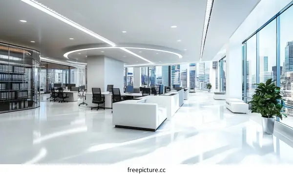 Modern City Office Interior Design