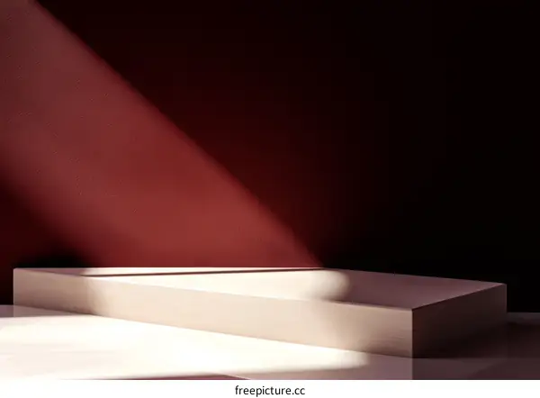 Modern Minimalist Wooden Display Podium