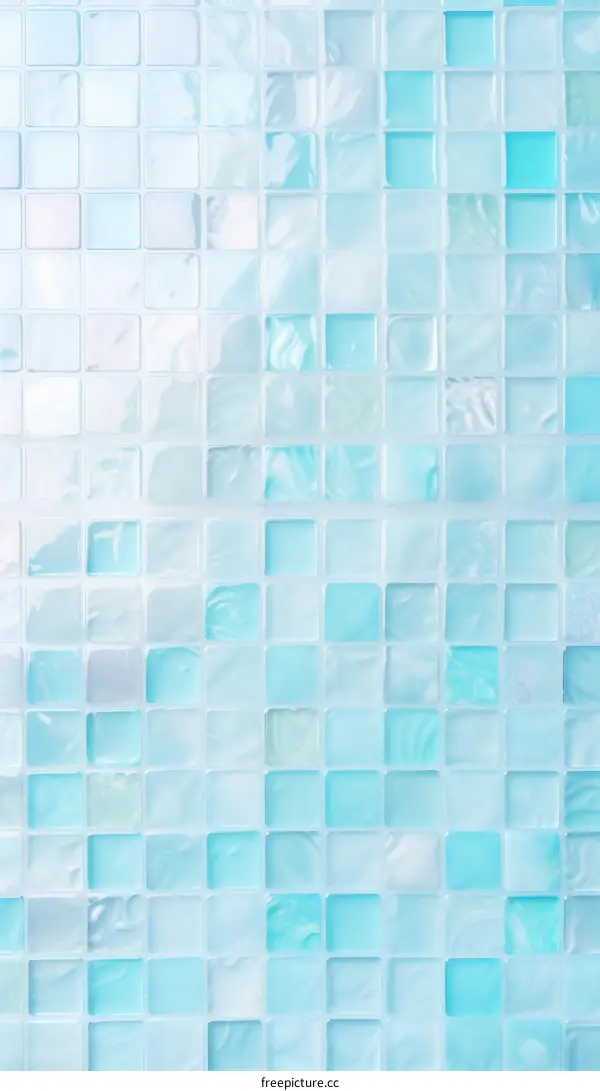 Blue Mosaic Tiles Swimming Pool