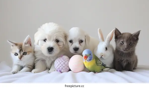 Five adorable animals