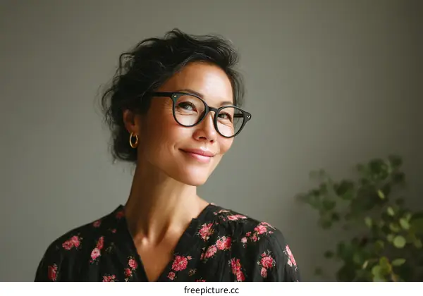 Portrait of a Confident Asian Woman