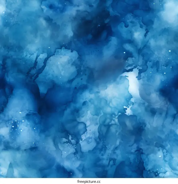 Blue watercolor texture background