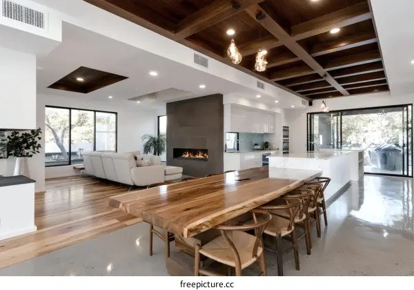 Modern Open-Plan Home Interior Design