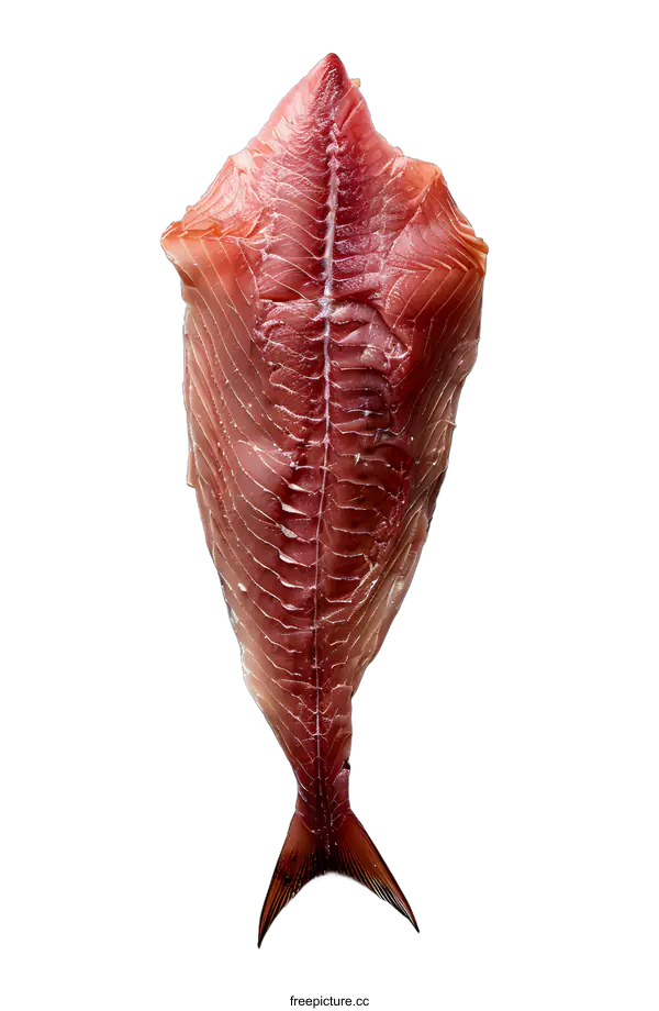 [Transparent Background PNG]Fresh Red Snapper Fillet on White Background