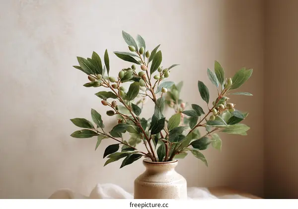Elegant Arrangement of Greenery in Vase