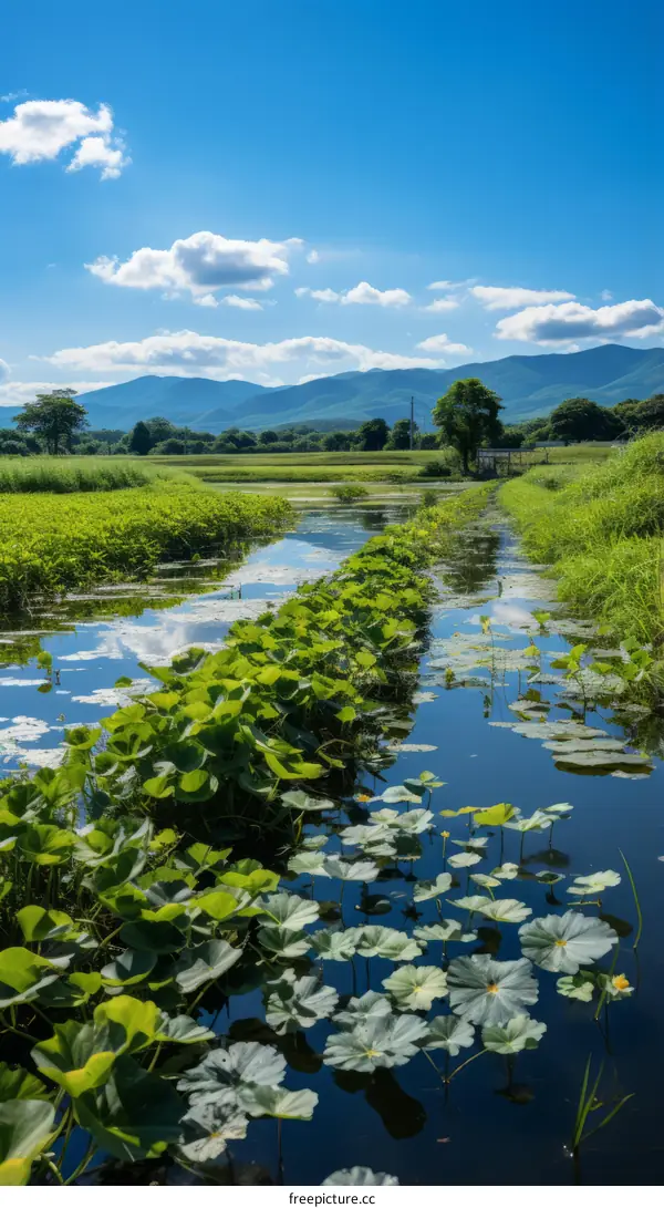 A Picturesque Countryside Waterway