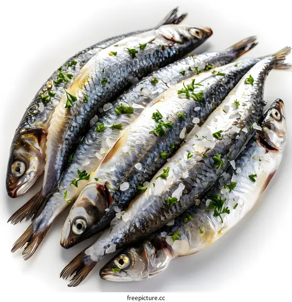 Fresh Sardines with Parsley and Sea Salt