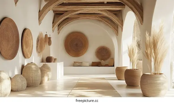 Elegant Interior Design with Natural Decor