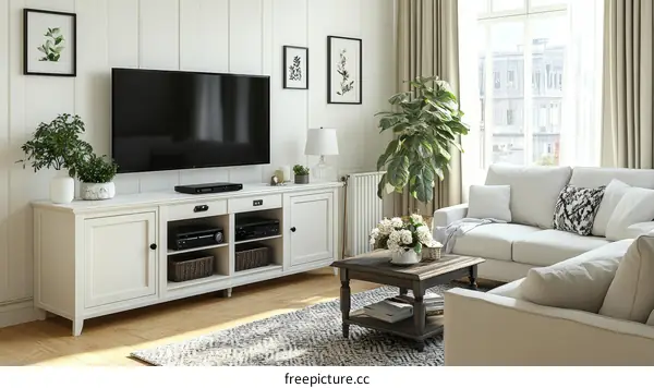 Modern Farmhouse Living Room Interior Design