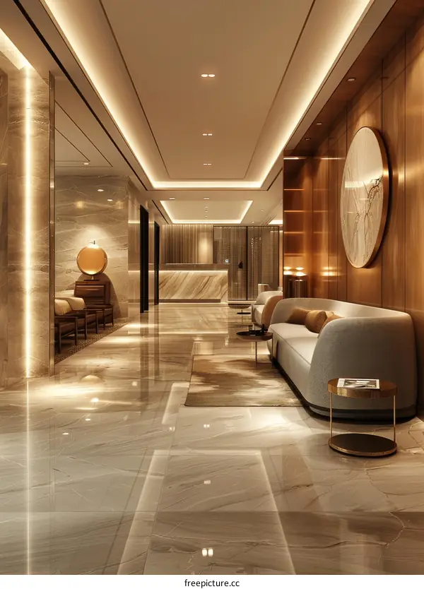Modern Luxury Hotel Lobby Interior Design